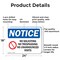 Signmission No Soliciting No Trespassing OSHA Notice Sign, Aluminum, 24in W x 18in L, 2PK OS-2PACK-NS-A-1824-L-14831 - alternate 7